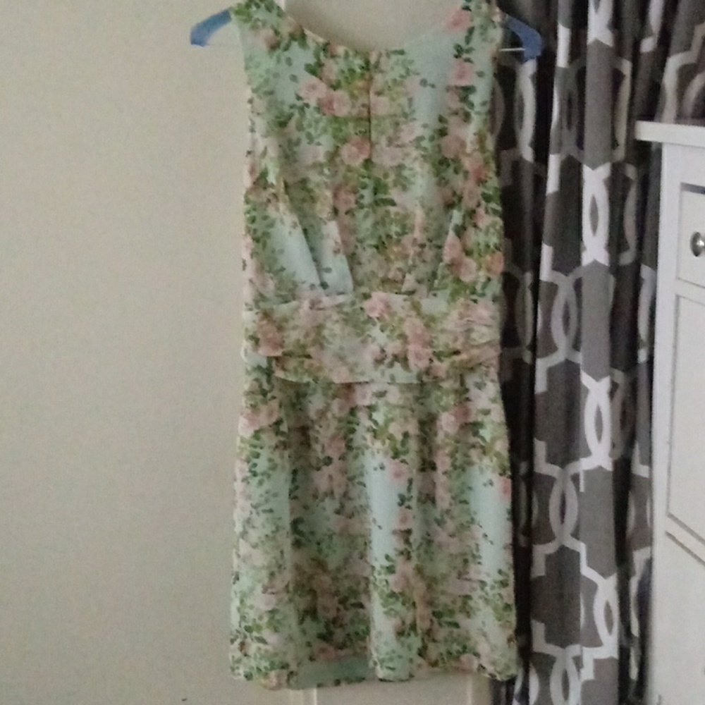 Spring floral dress